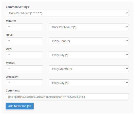 cPanel MySQL Databases section