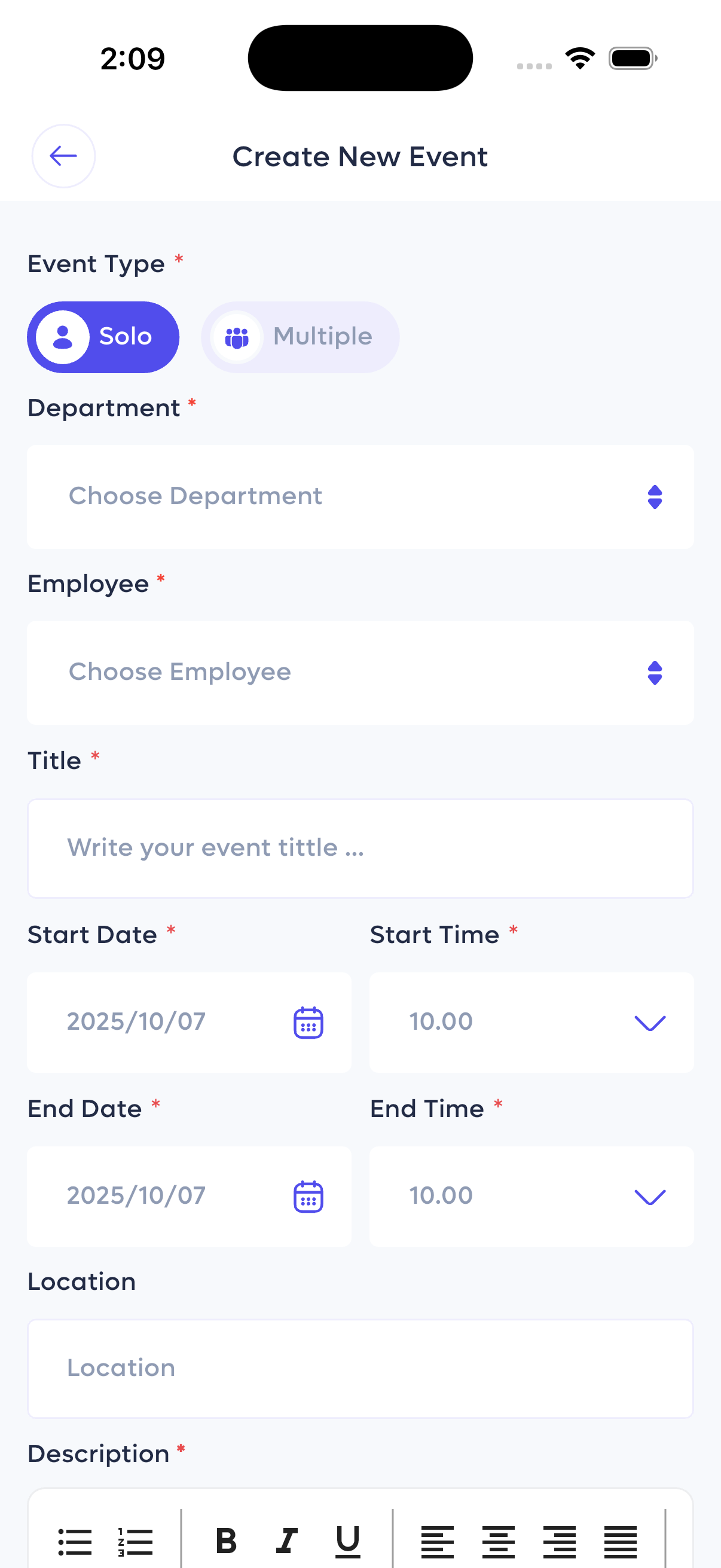 Add Event