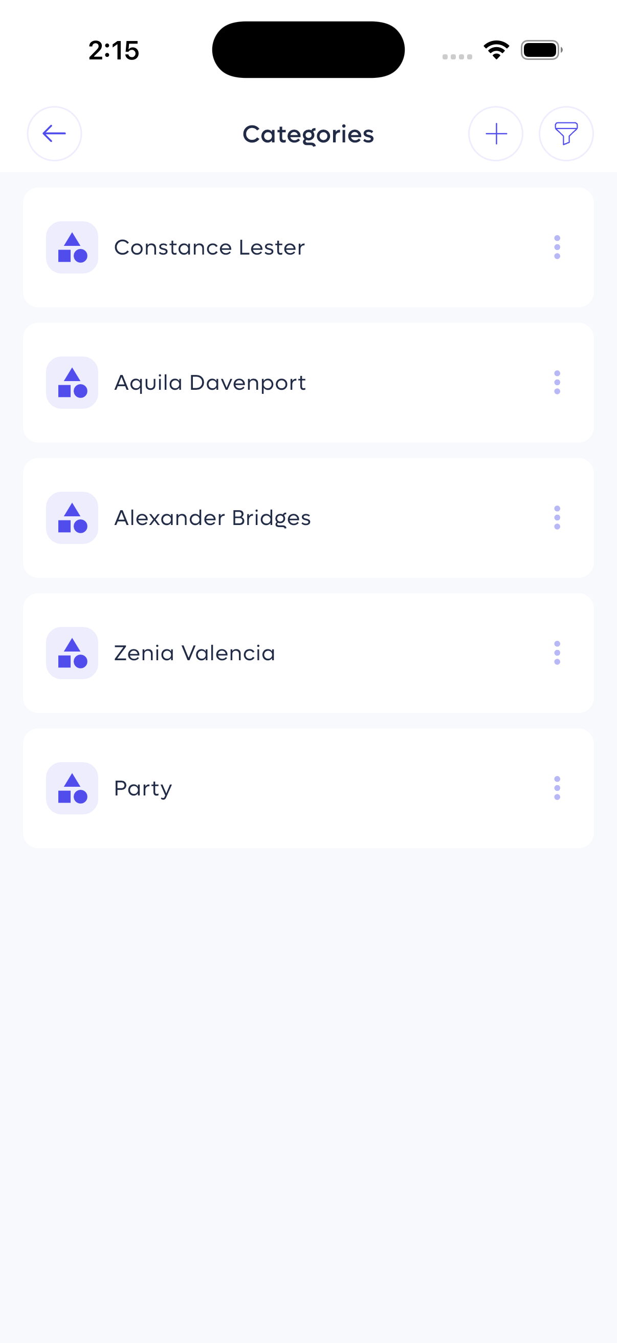 Category List