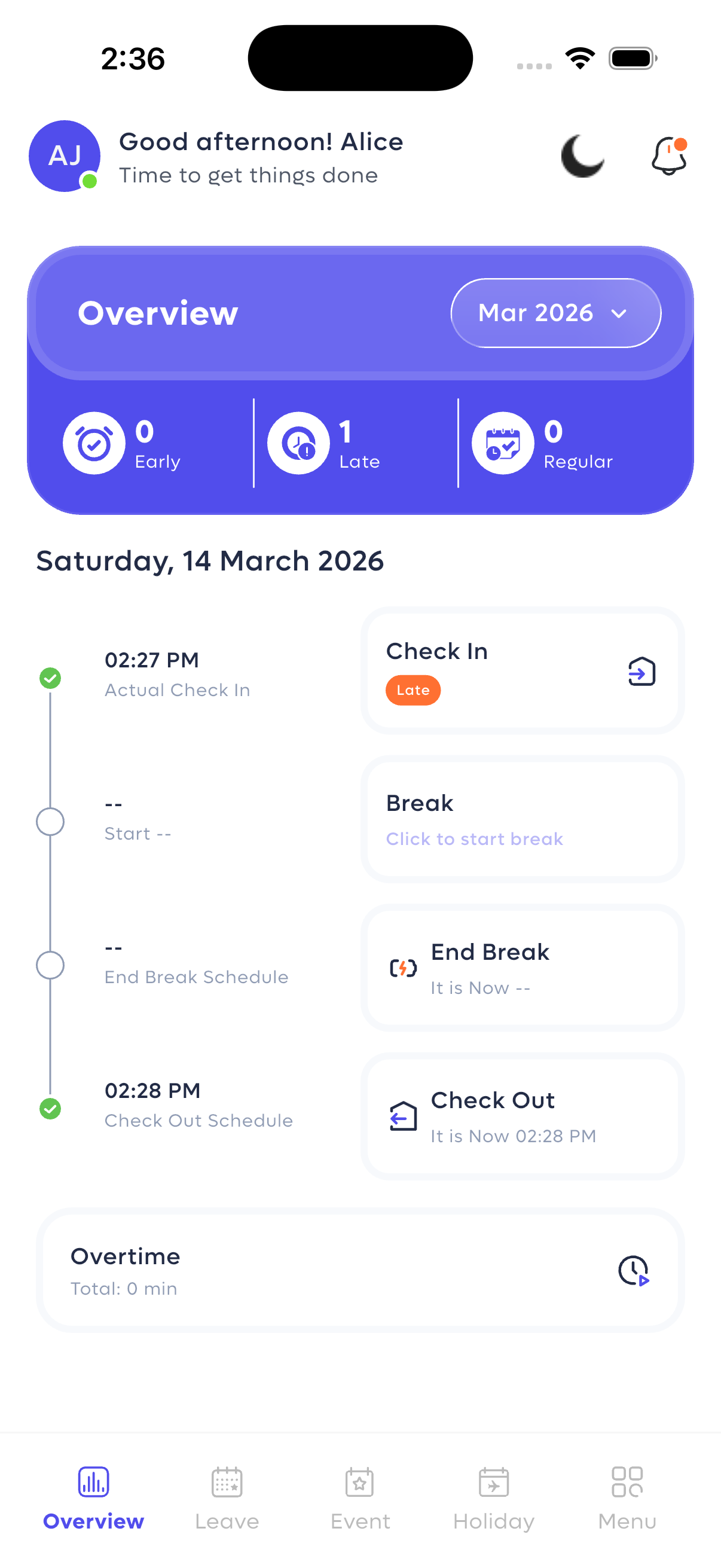 Employee Dashboard