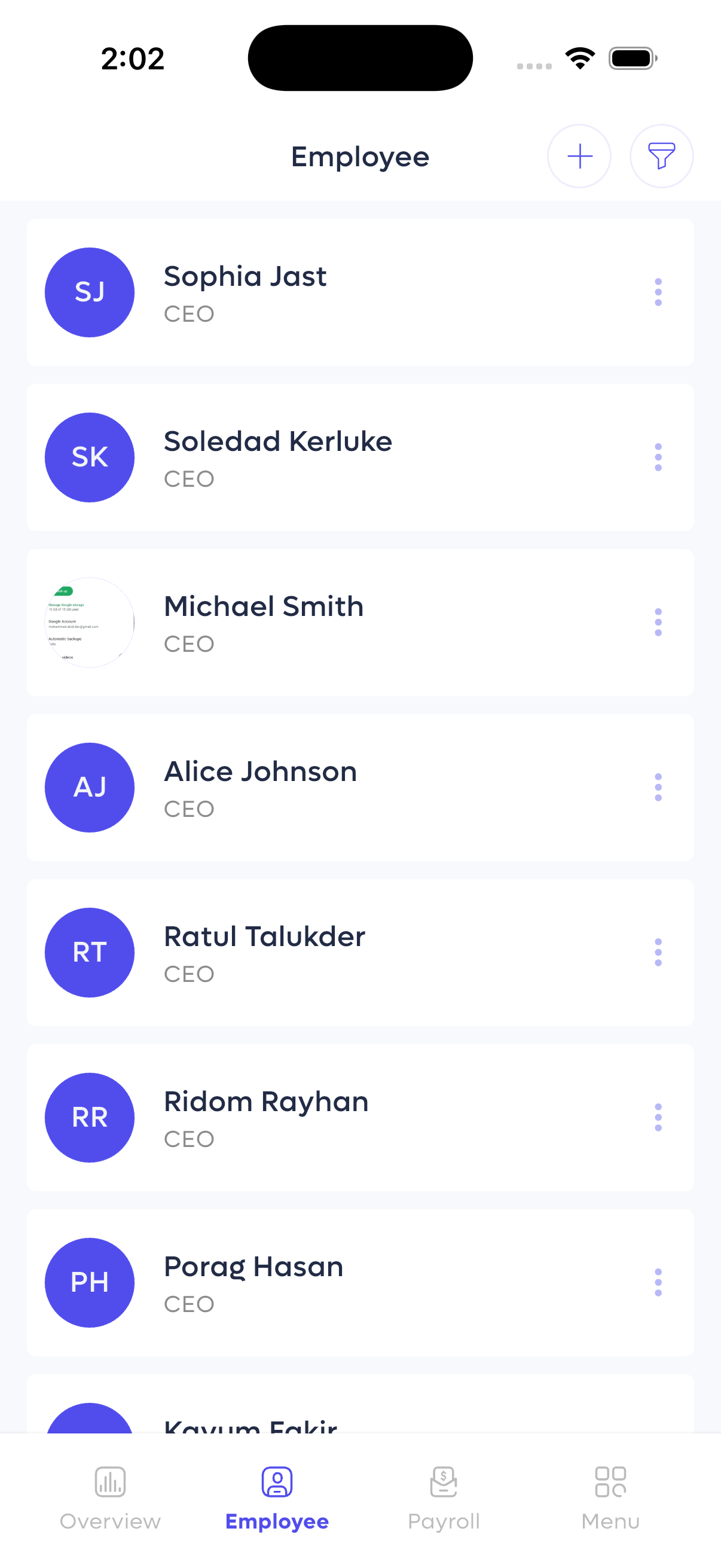 Employee List