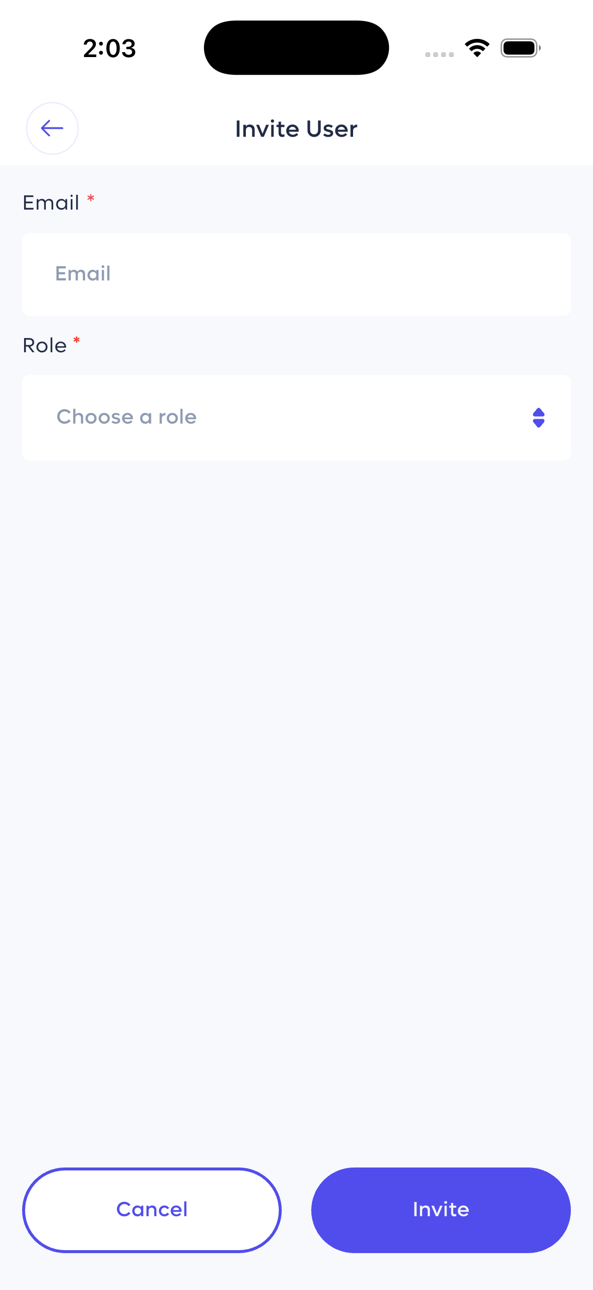 Invite User