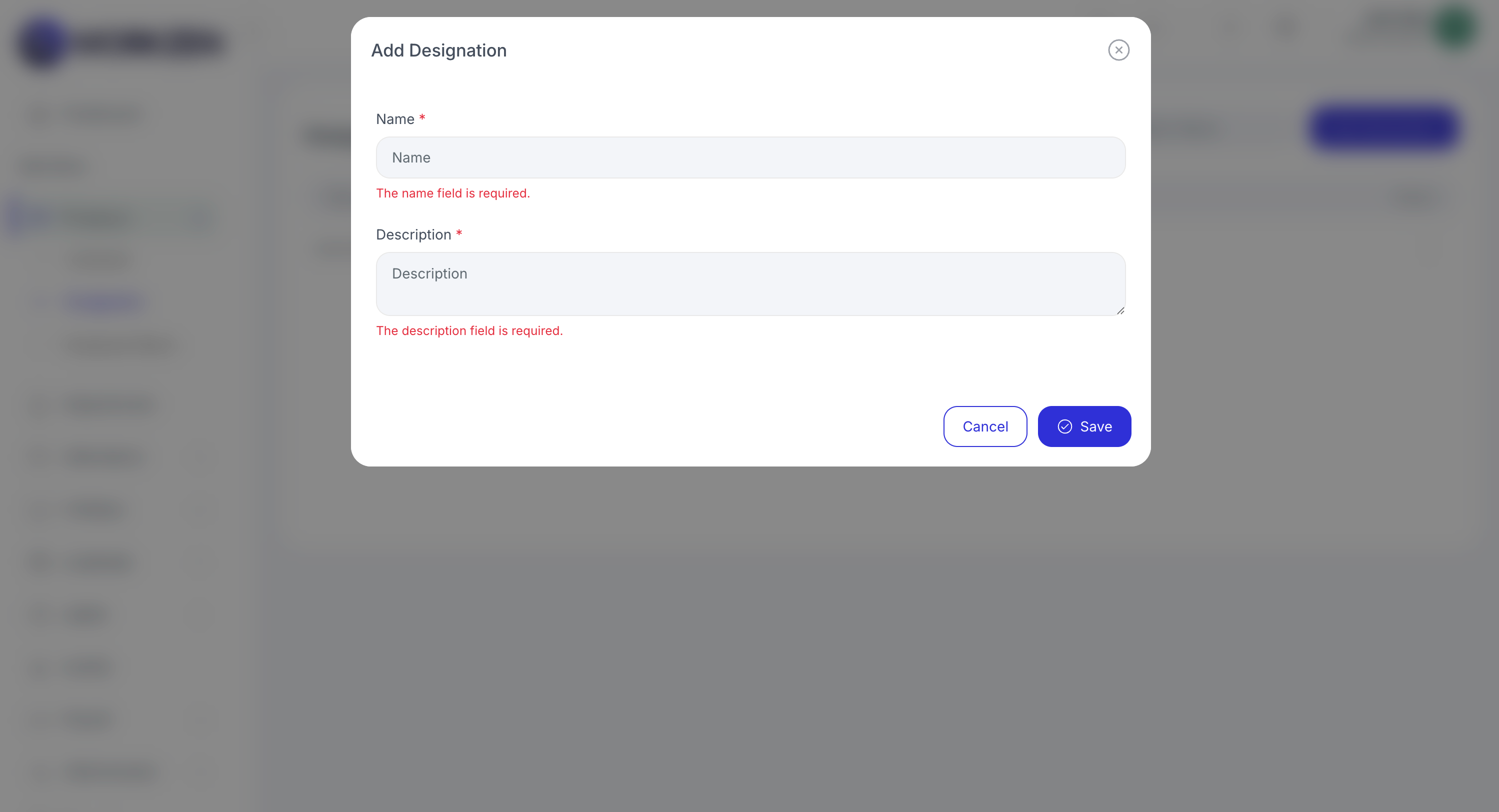 Add designation